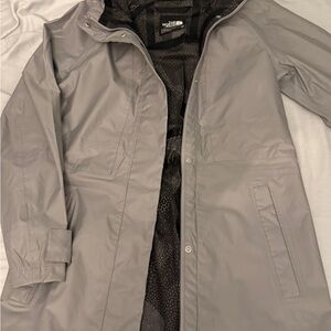 The North Face Women Silver Raincoat